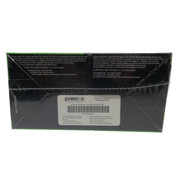 Western Digital Caviar Green Hard Drive 1TB WD10000CSRTL SEALED - Picture 8 of 8